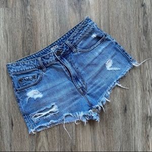 BDG distressed denim shorts